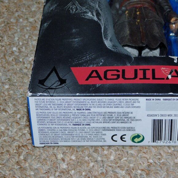 2016 McFarlane Toys Color Tops Assassin's Creed Aguilar MIB Brand New Fassbender - Picture 8 of 11